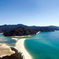 Aerial views of Awaroa Bay | Nelson Tasman Tourism