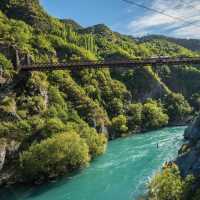 The Kawarau Suspension Bridge just outside of Queenstown | QueenstownNZ.co.nz