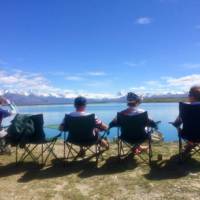 Lake Pukaki Picnic, Alps 2 Ocean Cycle Trail | Chris Cameron