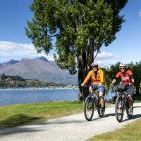 Riders cycling the Queenstown Trails throughout the South Island | Geoff Marks