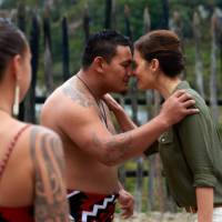 Taking part in a traditionally Maori welcome known as a hongi. | Fraser Clements