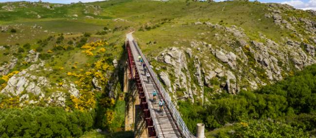 Cycle over the grand Poolburn Viaduct | Lachlan Gardiner